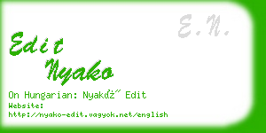 edit nyako business card